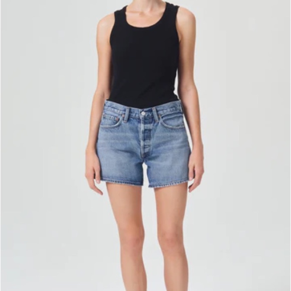 Agolde Parker Long Short in Occurrence, size 27